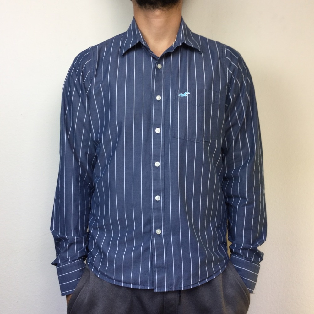 Hollister XL long sleeve button down shirt
